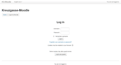 Desktop Screenshot of moodle.kreuzgasse.de