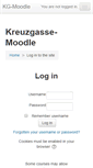 Mobile Screenshot of moodle.kreuzgasse.de